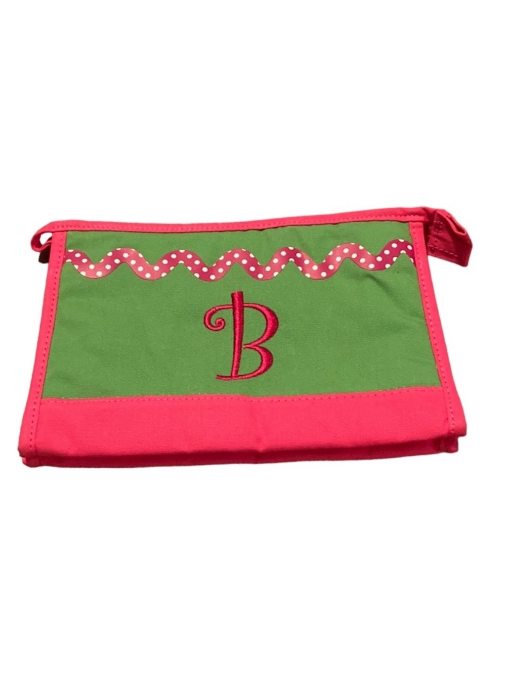 Mainstreet Collection Monogramed B Cosmetic Bag